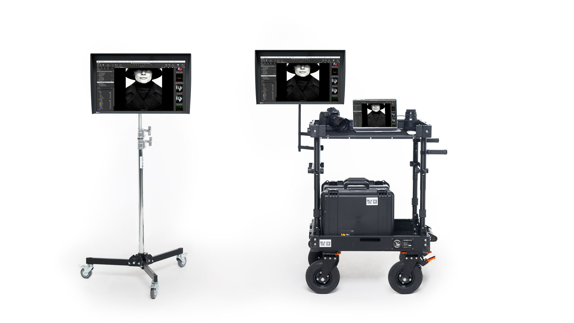 Studio digi cart on set, DigiOp Dublin