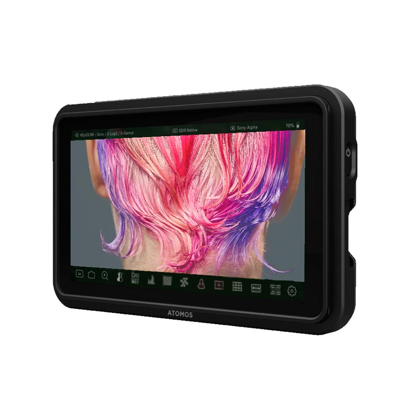 Atomos Shinobi II 5-inch 1500-nit HDR on-camera monitor with HDMI/SDI - field monitor hire Dublin from DigiOp.ie